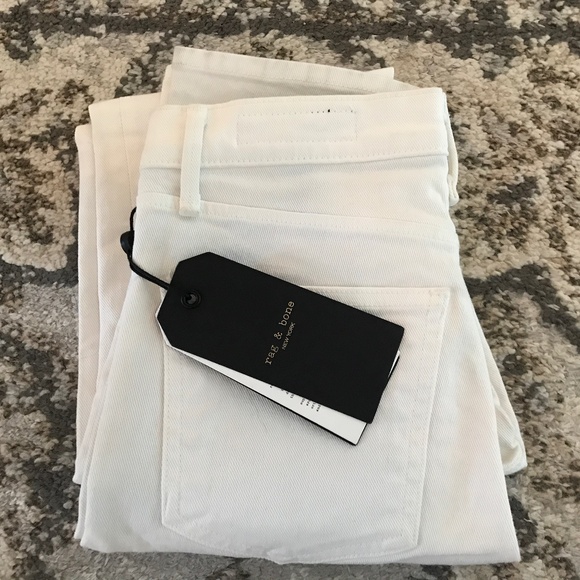 ✨NEW!✨ Rag & Bone White Cigarette Jeans Pants in Size 23 XXS! - Picture 3 of 13